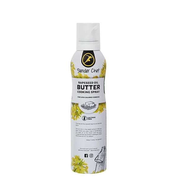 Slender Chef Cooking Spray, 200 ml, Butter Butter